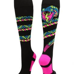 MadSportsStuff Crazy Snake Over The Calf Athletic Socks Baseball Socks