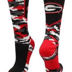 TCK Sports University Of Georgia Bulldogs Socks Woodland Camo Crew