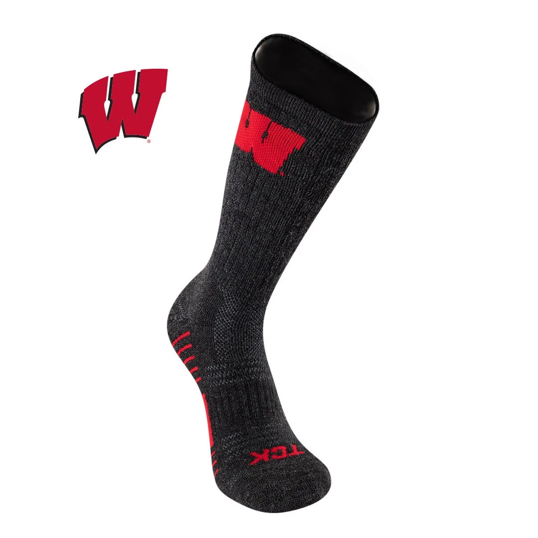 TCK University Of Wisconsin Badgers Socks - Pure Merino Wool - Far Trek All Schools 2 TCK University Of Wisconsin Badgers Socks - Pure Merino Wool - Far Trek All Schools