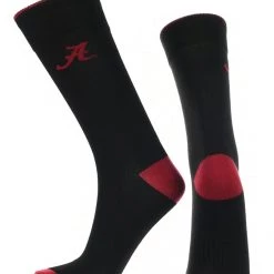 TCK Alabama Crimson Tide Dress Socks Dean's List Crew Length Socks