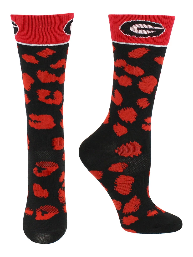 TCK Georgia Bulldogs Socks Womens Savage Crew Socks 2 TCK Georgia Bulldogs Socks Womens Savage Crew Socks
