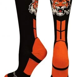 MadSportsStuff Tigers Logo Athletic Crew Socks (multiple Colors)