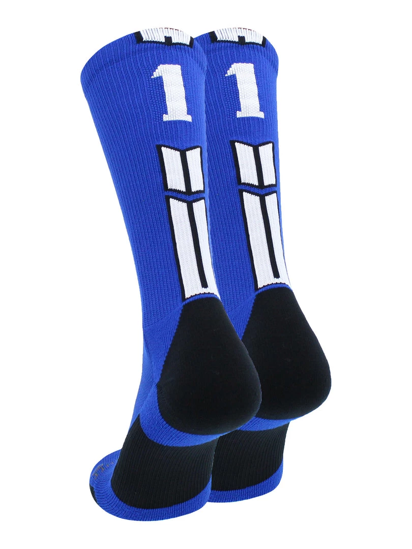 MadSportsStuff Volleyball Socks Royal Player ID Custom Number Crew Socks For Basketball Lacrosse Volleyball Boys And Girls 67 MadSportsStuff Volleyball Socks Royal Player ID Custom Number Crew Socks For Basketball Lacrosse Volleyball Boys And Girls