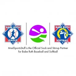 MadSportsStuff Softball Socks With Love Softball Hearts For Girls Or Women - Athletic Over The Calf Socks