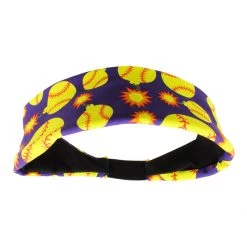 MadSportsStuff Softball Bomber Headband With Softball Bomb Logos Headbands