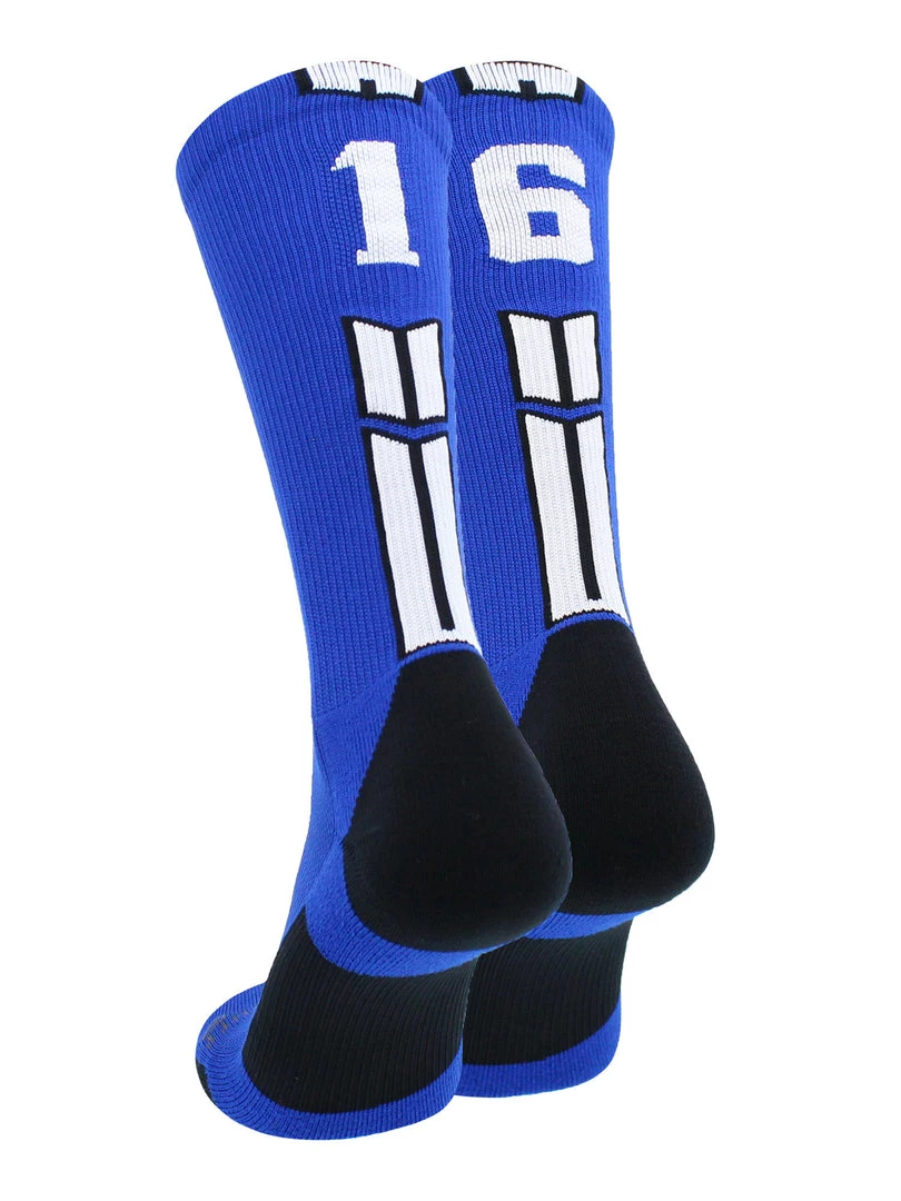 MadSportsStuff Volleyball Socks Royal Player ID Custom Number Crew Socks For Basketball Lacrosse Volleyball Boys And Girls 62 MadSportsStuff Volleyball Socks Royal Player ID Custom Number Crew Socks For Basketball Lacrosse Volleyball Boys And Girls