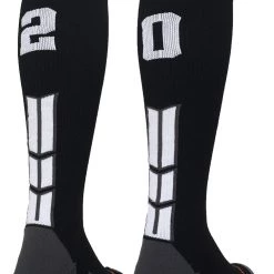 MadSportsStuff Softball Socks Black Player ID Custom Number Over The Calf Socks For Softball Baseball Football Boys And Girls 164 MadSportsStuff Softball Socks Black Player ID Custom Number Over The Calf Socks For Softball Baseball Football Boys And Girls