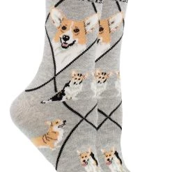 WHD Corgi Pembroke Socks For Women Gift For Dog Lovers