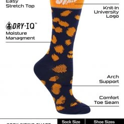 TCK All Schools UTEP Miners Socks Womens Savage Crew Socks