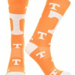 TCK Tennessee Volunteers Socks Crew Length Sock Mayhem All Schools
