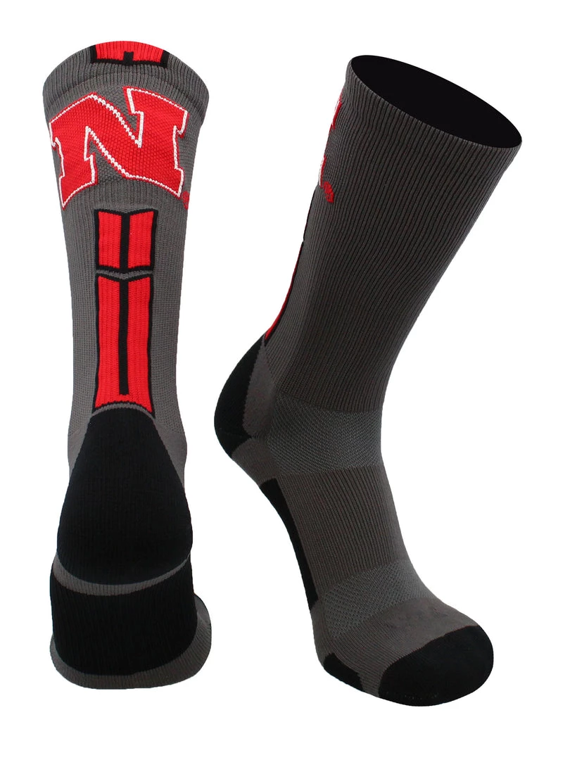 TCK Nebraska Cornhuskers Socks Baseline 3.0 Crew All Schools 1 TCK Nebraska Cornhuskers Socks Baseline 3.0 Crew All Schools