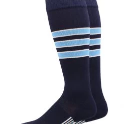 MadSportsStuff Gridiron 3 Stripe Football Socks (Multiple Colors)