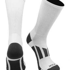 Basketball Socks TCK Solid Performance 2.0 Crew Socks - Elite Athletic Socks For Men And Women, Boys And Girls