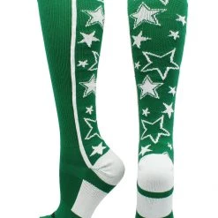 MadSportsStuff Crazy Socks With Stars Over The Calf Socks (multiple Colors)