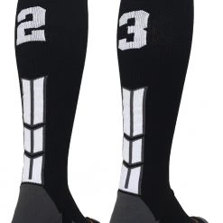 MadSportsStuff Softball Socks Black Player ID Custom Number Over The Calf Socks For Softball Baseball Football Boys And Girls 185 MadSportsStuff Softball Socks Black Player ID Custom Number Over The Calf Socks For Softball Baseball Football Boys And Girls