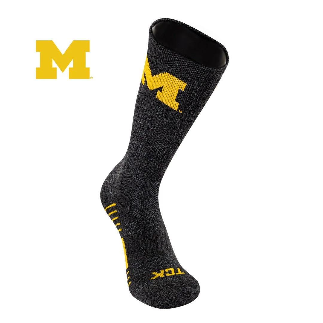 All Schools TCK University Of Michigan Wolverines Socks - Pure Merino Wool - Far Trek 2 All Schools TCK University Of Michigan Wolverines Socks - Pure Merino Wool - Far Trek
