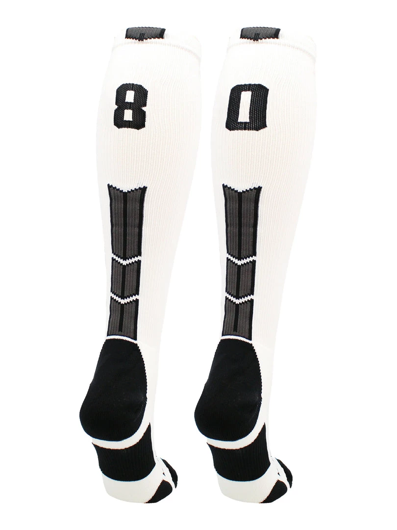 MadSportsStuff Softball Socks White Player ID Custom Number Over The Calf Socks For Softball Baseball Football Boys And Girls 49 MadSportsStuff Softball Socks White Player ID Custom Number Over The Calf Socks For Softball Baseball Football Boys And Girls