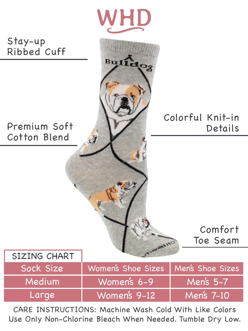 WHD American Bulldog Socks For Women Gift For Dog Lovers 3 WHD American Bulldog Socks For Women Gift For Dog Lovers