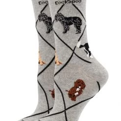 WHD Cockapoo Socks For Women Gift For Dog Lovers
