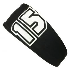 MadSportsStuff Player ID Black/White Headband Basketball Volleyball Softball Soccer