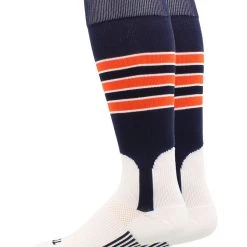 MadSportsStuff Baseball Stirrup Socks 3 Stripe With Featheredge