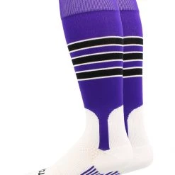 MadSportsStuff Baseball Stirrup Socks 3 Stripe With Featheredge