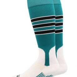 MadSportsStuff Baseball Stirrup Socks 3 Stripe With Featheredge