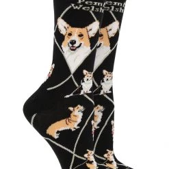 WHD Corgi Pembroke Socks For Women Gift For Dog Lovers