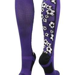 MadSportsStuff Crazy Soccer Socks With Soccer Balls Over The Calf (multiple Colors)