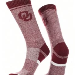 TCK All Schools OU Oklahoma Sooners Socks Victory Parade Crew Length
