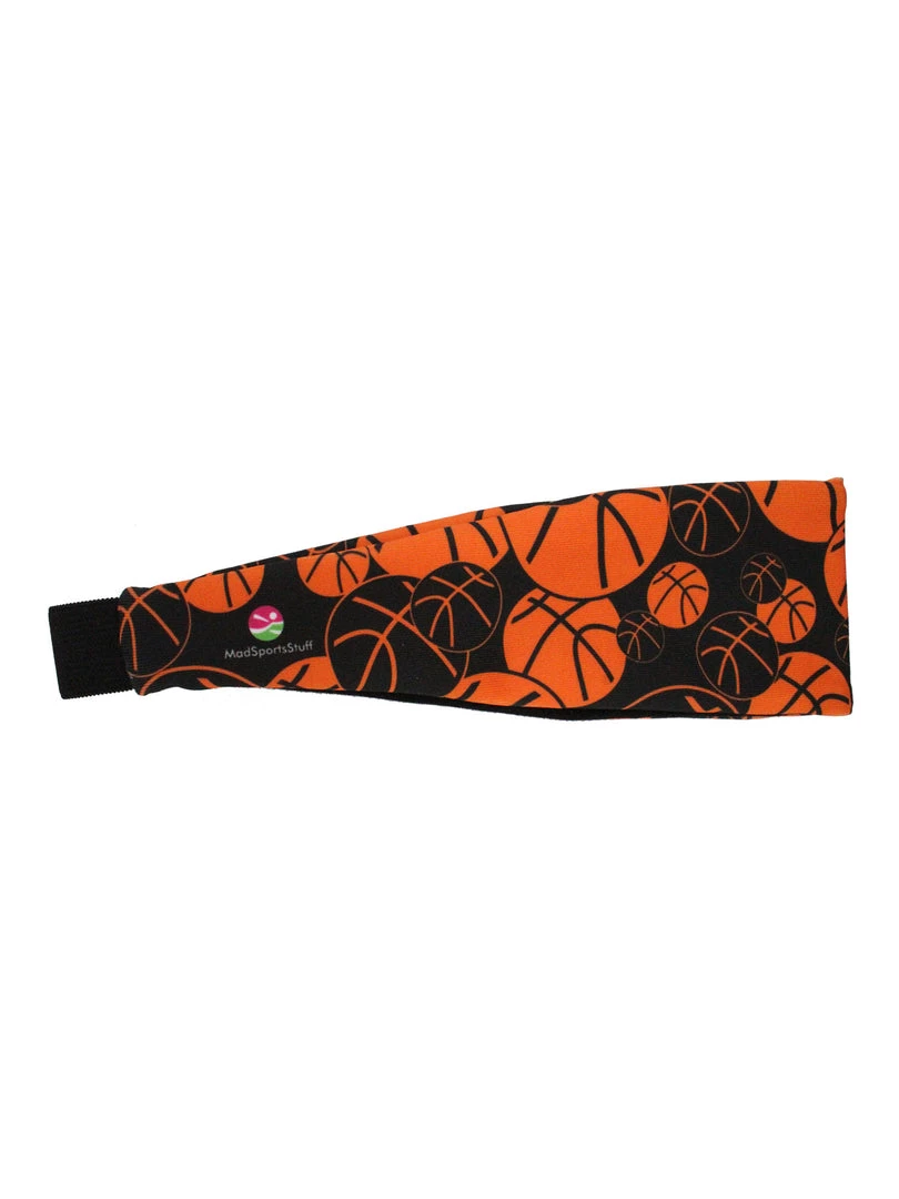 MadSportsStuff Headbands Crazy Girls Basketball Headband With Basketball Logos 2 MadSportsStuff Headbands Crazy Girls Basketball Headband With Basketball Logos