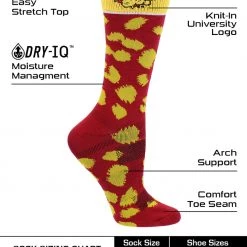 TCK Minnesota Duluth Bulldogs Socks Womens Savage Crew Socks