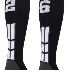 MadSportsStuff Softball Socks Black Player ID Custom Number Over The Calf Socks For Softball Baseball Football Boys And Girls 209 MadSportsStuff Softball Socks Black Player ID Custom Number Over The Calf Socks For Softball Baseball Football Boys And Girls