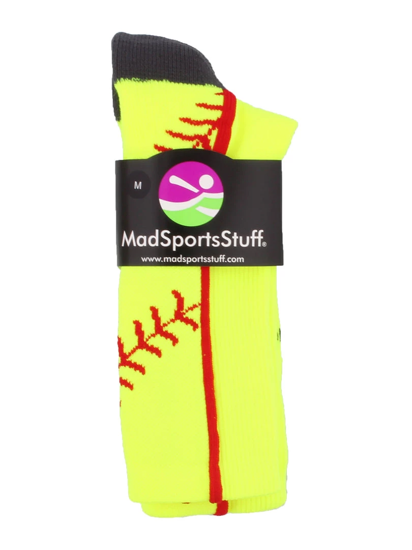 MadSportsStuff Softball Socks Or Baseball Socks With Stitches In Crew Length (multiple Colors) 2 MadSportsStuff Softball Socks Or Baseball Socks With Stitches In Crew Length (multiple Colors)
