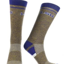 TCK All Schools LSU Tigers Socks Victory Parade Crew Length