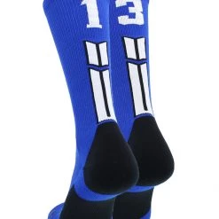 MadSportsStuff Volleyball Socks Royal Player ID Custom Number Crew Socks For Basketball Lacrosse Volleyball Boys And Girls 169 MadSportsStuff Volleyball Socks Royal Player ID Custom Number Crew Socks For Basketball Lacrosse Volleyball Boys And Girls