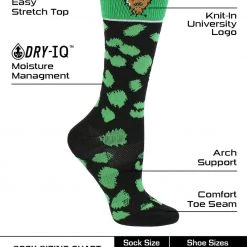 TCK Marshall Thundering Herd Socks Womens Savage Crew Socks