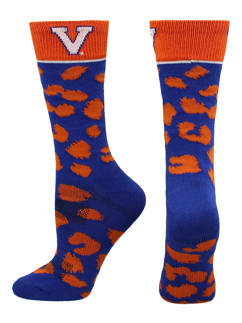 TCK Virginia Cavaliers Socks Womens Savage Crew Socks 1 TCK Virginia Cavaliers Socks Womens Savage Crew Socks