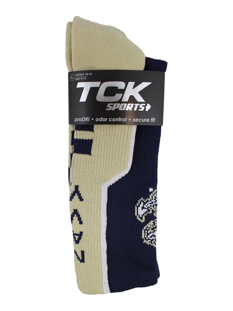 TCK United States Naval Academy Socks Navy Midshipmen Perimeter Crew Socks 3 TCK United States Naval Academy Socks Navy Midshipmen Perimeter Crew Socks