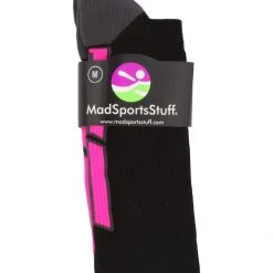 MadSportsStuff Triumph Pink Ribbon Breast Cancer Awareness Over The Calf Socks Baseball Socks