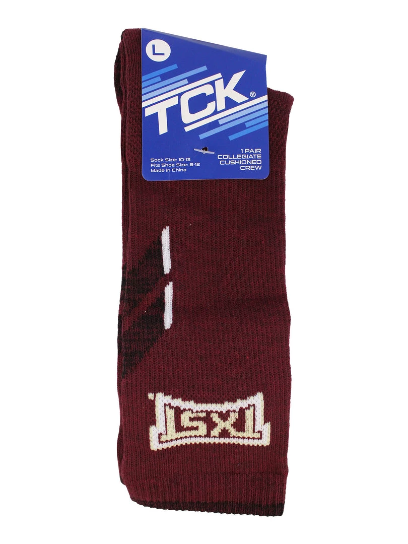 TCK Texas State Bobcats Socks Texas State University Bobcats Champion Crew Socks 4 TCK Texas State Bobcats Socks Texas State University Bobcats Champion Crew Socks