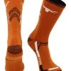 TCK Texas Longhorns Socks University Of Texas Longhorns Champion Crew Socks