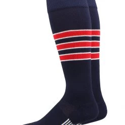 MadSportsStuff Dugout 3 Stripe Softball Socks (Multiple Colors)
