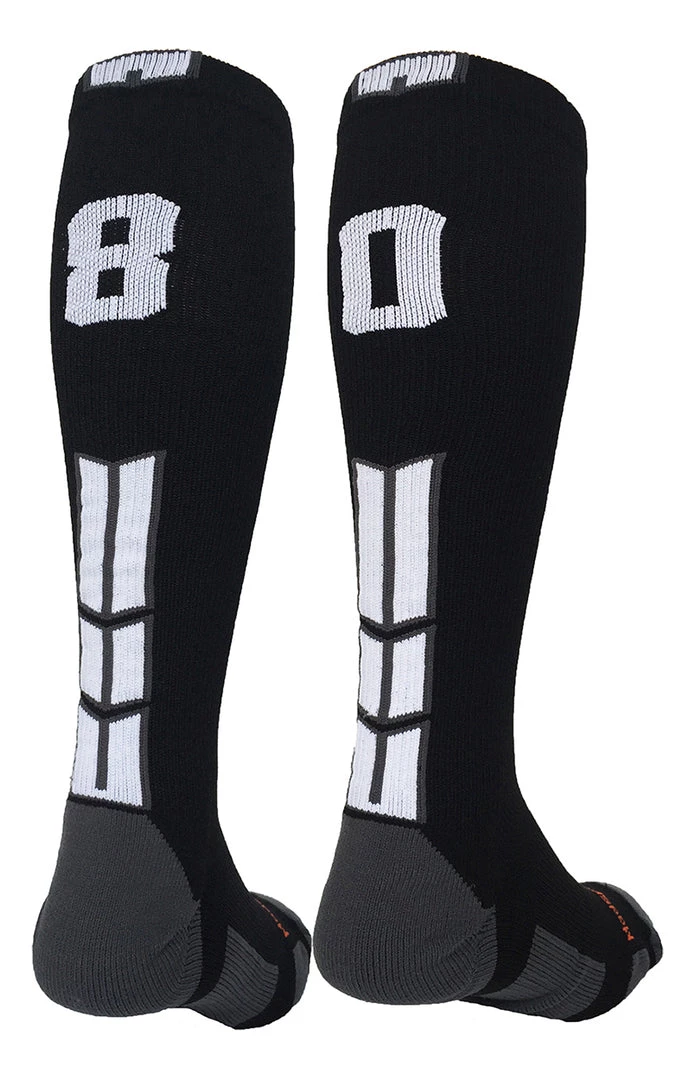 MadSportsStuff Softball Socks Black Player ID Custom Number Over The Calf Socks For Softball Baseball Football Boys And Girls 50 MadSportsStuff Softball Socks Black Player ID Custom Number Over The Calf Socks For Softball Baseball Football Boys And Girls