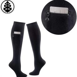 IQ Performance Knee High Socks With Pocket Miss Zippy Basic Socks