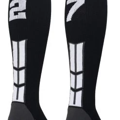 MadSportsStuff Softball Socks Black Player ID Custom Number Over The Calf Socks For Softball Baseball Football Boys And Girls 208 MadSportsStuff Softball Socks Black Player ID Custom Number Over The Calf Socks For Softball Baseball Football Boys And Girls