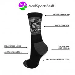 MadSportsStuff Basketball Socks With Player On Camo Athletic Crew Socks (multiple Colors) 10 MadSportsStuff Basketball Socks With Player On Camo Athletic Crew Socks (multiple Colors)