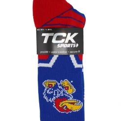 TCK Kansas Jayhawks Socks Victory Crew All Schools
