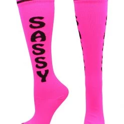 MadSportsStuff Personality Word Socks Over The Calf Length