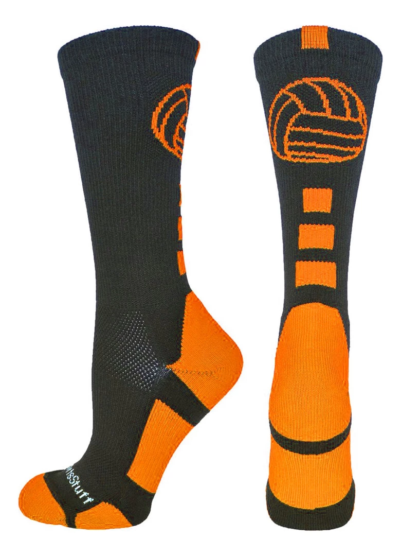 MadSportsStuff Volleyball Socks For Girls, Women & Teens In Crew Length 11 MadSportsStuff Volleyball Socks For Girls, Women & Teens In Crew Length
